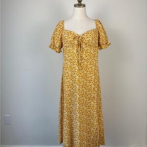 Floral Yellow Dress
